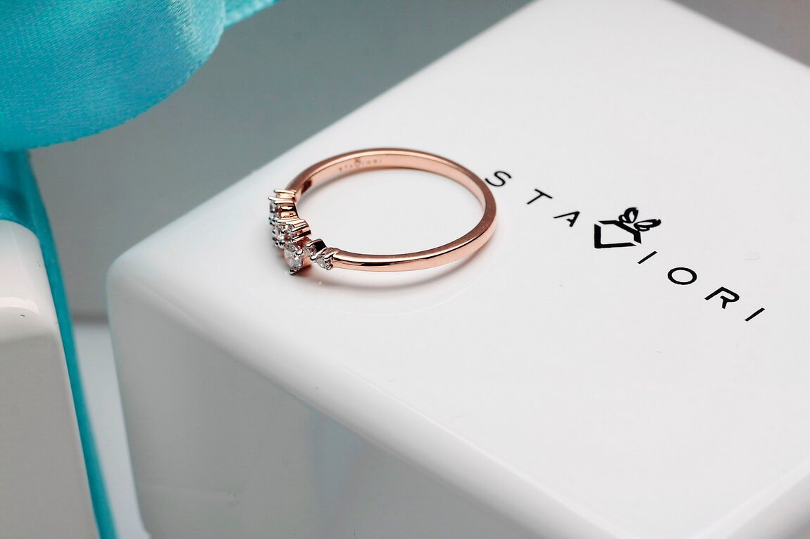 Emaga Złoty pierścionek PRD5400 - Diament